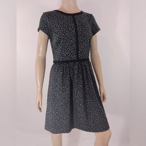 FREE SHIPPING!! Ann Taylor Loft Grey Leopard Print Dress Size 0